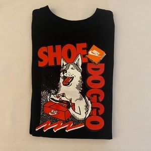 Nike Shoe Doggo Graphic Sportswear Tee